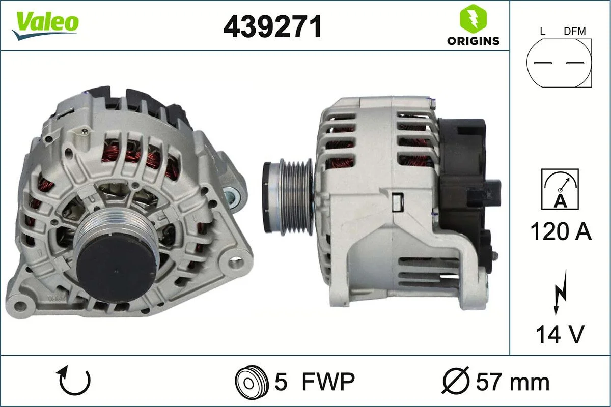 Generator / Alternator VALEO 439271