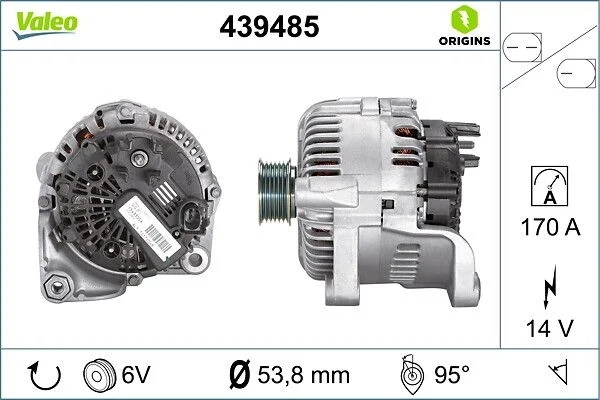 Generator / Alternator VALEO 439485