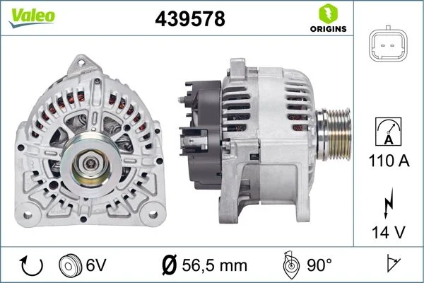 Generator / Alternator VALEO 439578