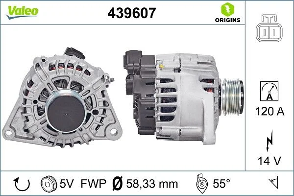 Generator / Alternator VALEO 439607