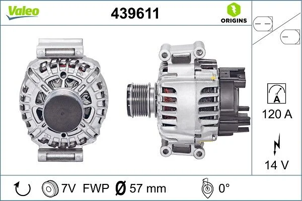 Generator / Alternator VALEO 439611