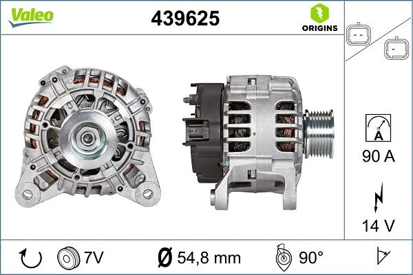 Generator / Alternator VALEO 439625