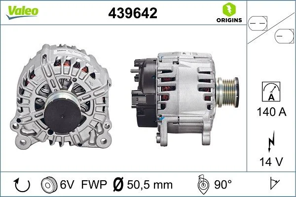 Generator / Alternator VALEO 439642
