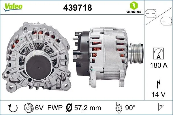 Generator / Alternator VALEO 439718