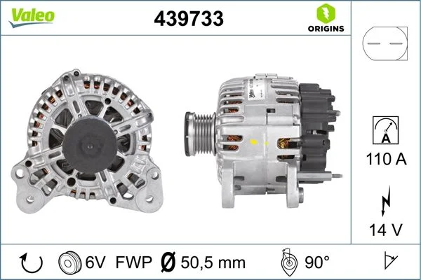Generator / Alternator VALEO 439733