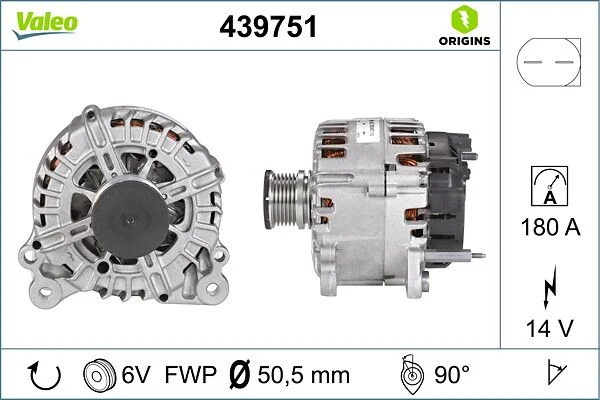 Generator / Alternator VALEO 439751