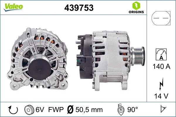 Generator / Alternator VALEO 439753