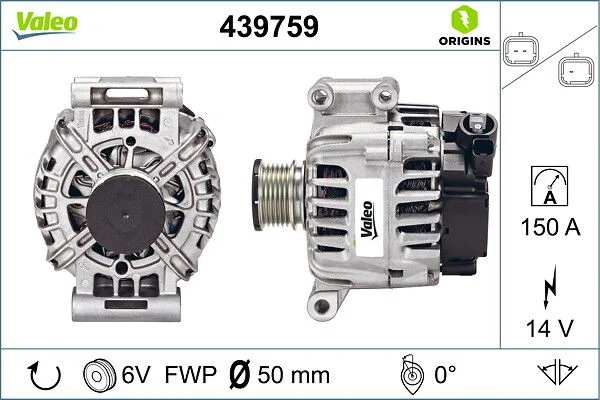 Generator / Alternator VALEO 439759