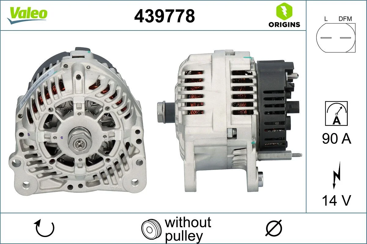 Generator / Alternator VALEO 439778
