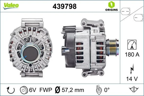 Generator / Alternator VALEO 439798