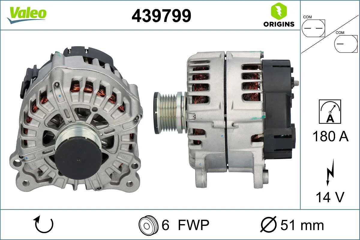 Generator / Alternator VALEO 439799