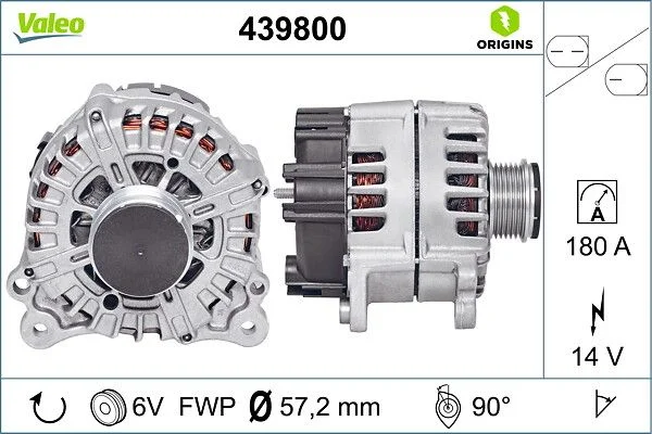Generator / Alternator VALEO 439800