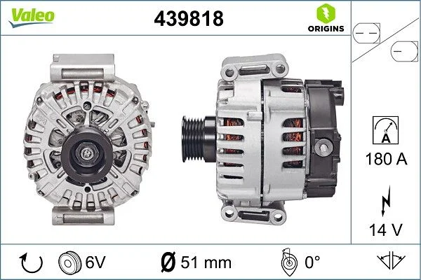 Generator / Alternator VALEO 439818