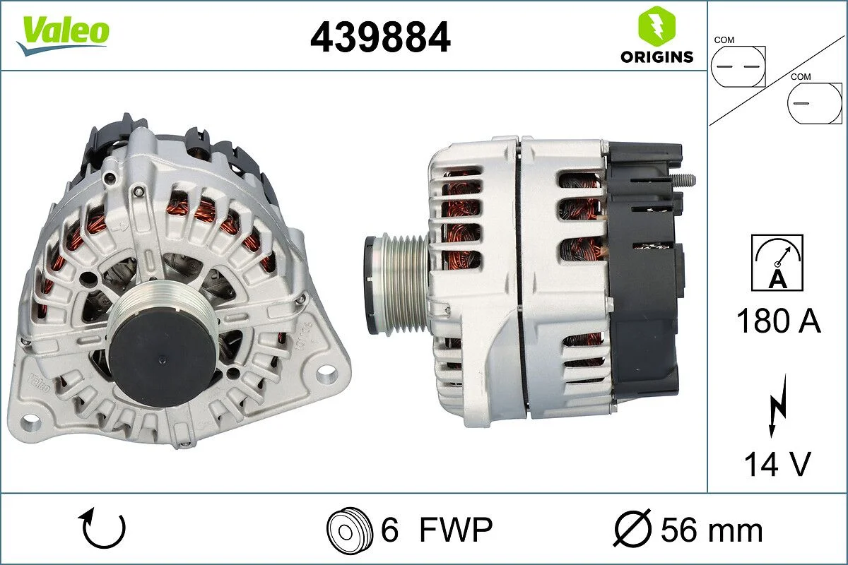 Generator / Alternator VALEO 439884