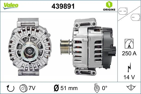 Generator / Alternator VALEO 439891