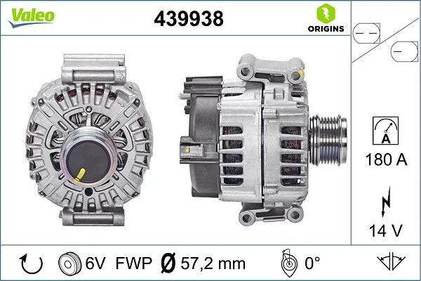 Generator / Alternator VALEO 439938