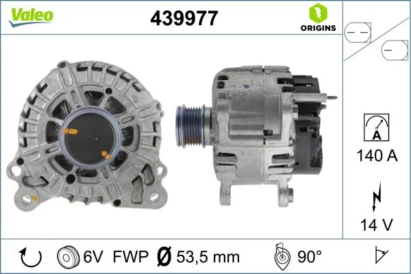 Generator / Alternator VALEO 439977