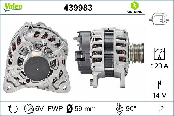 Generator / Alternator VALEO 439983