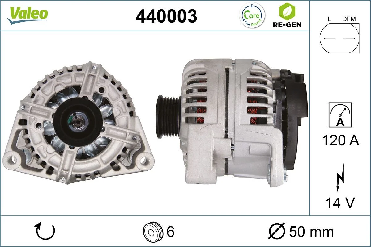 Generator / Alternator VALEO 440003