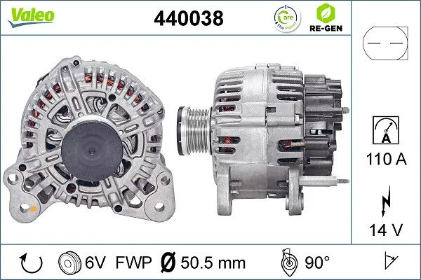 Generator / Alternator VALEO 440038