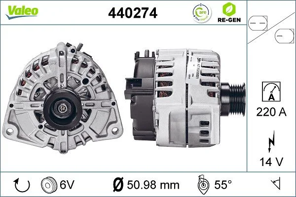 Generator / Alternator VALEO 440274