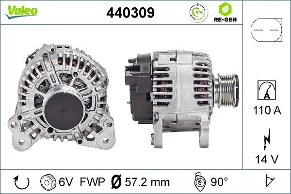 Generator / Alternator VALEO 440309