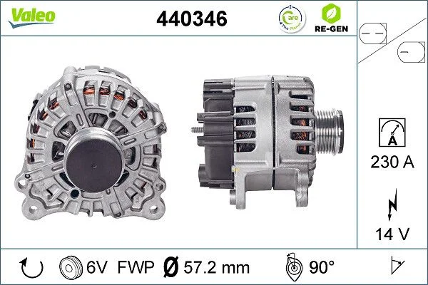 Generator / Alternator VALEO 440346