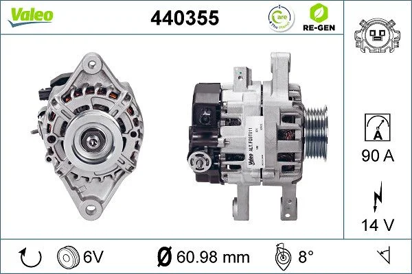 Generator / Alternator VALEO 440355