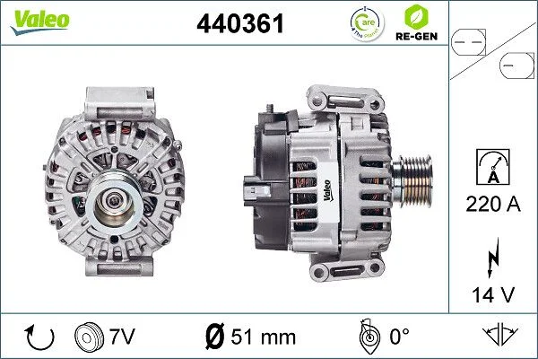 Generator / Alternator VALEO 440361