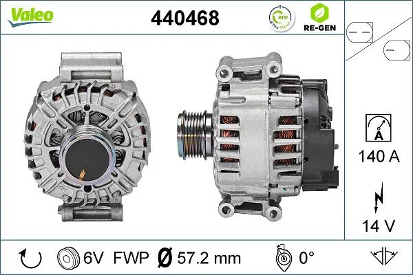 Generator / Alternator VALEO 440468