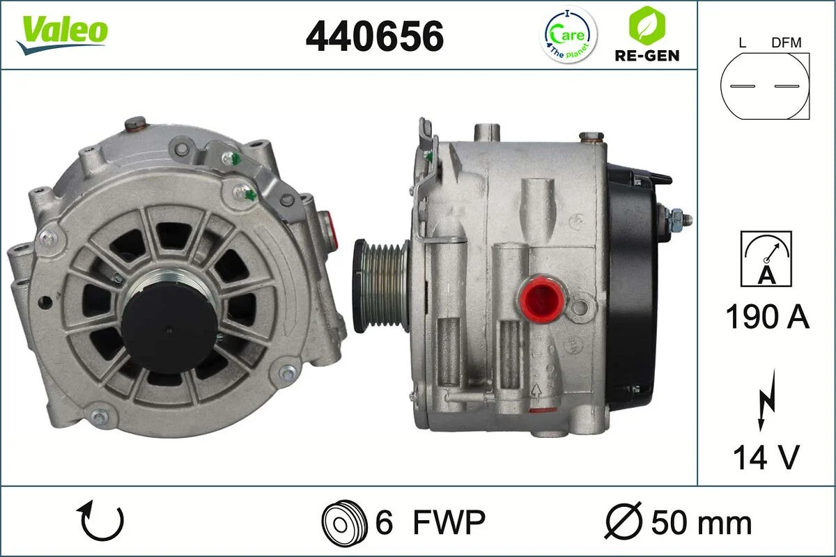 Generator / Alternator VALEO 440656