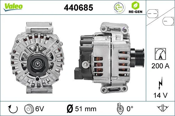 Generator / Alternator VALEO 440685