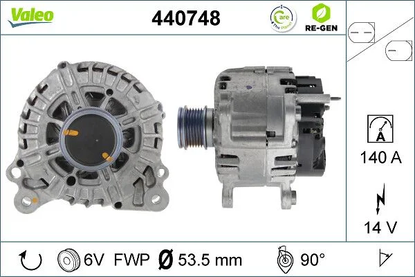 Generator / Alternator VALEO 440748