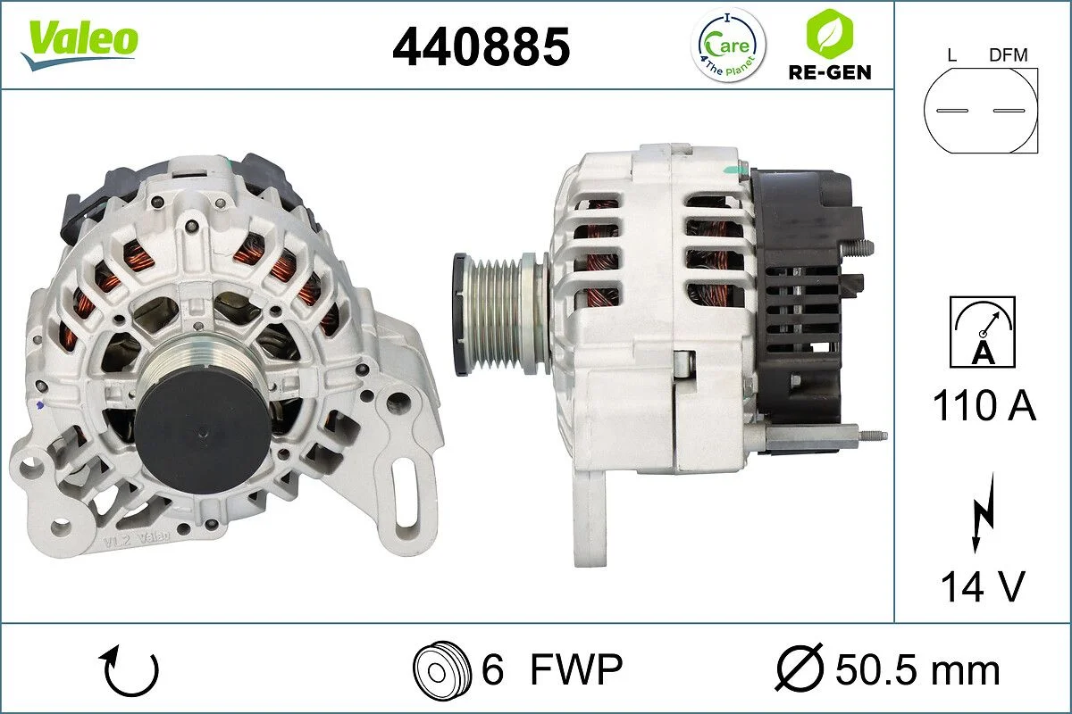 Generator / Alternator VALEO 440885