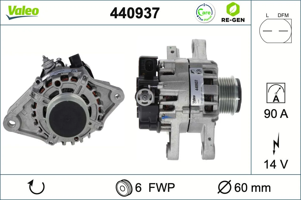 Generator / Alternator VALEO 440937
