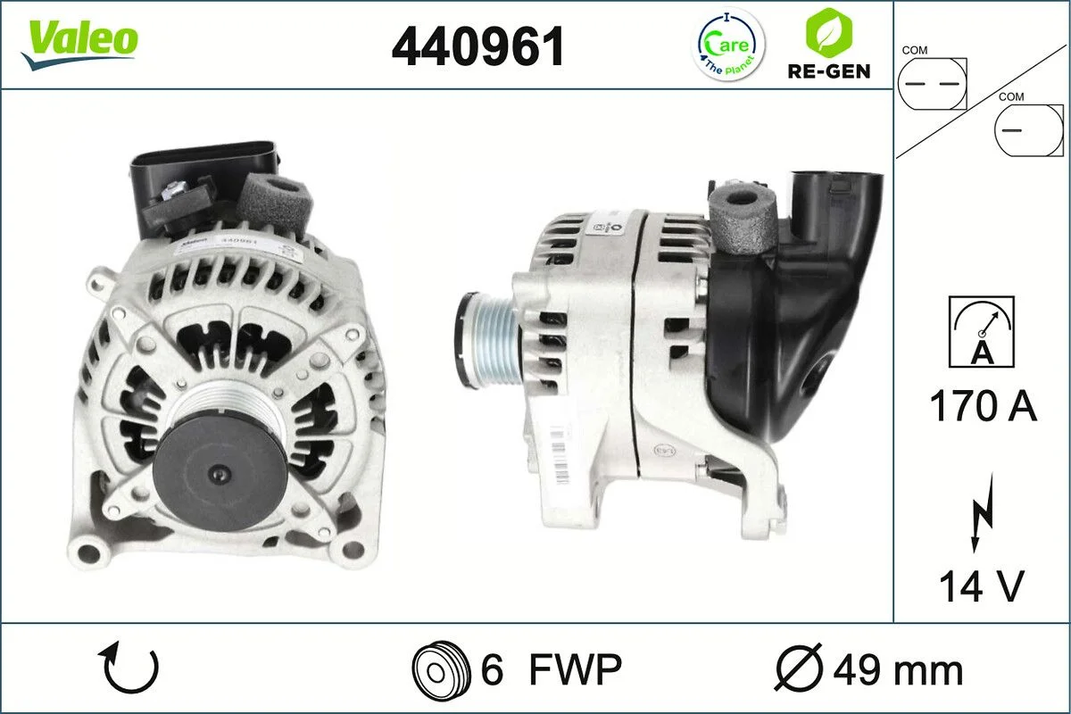 Generator / Alternator VALEO 440961