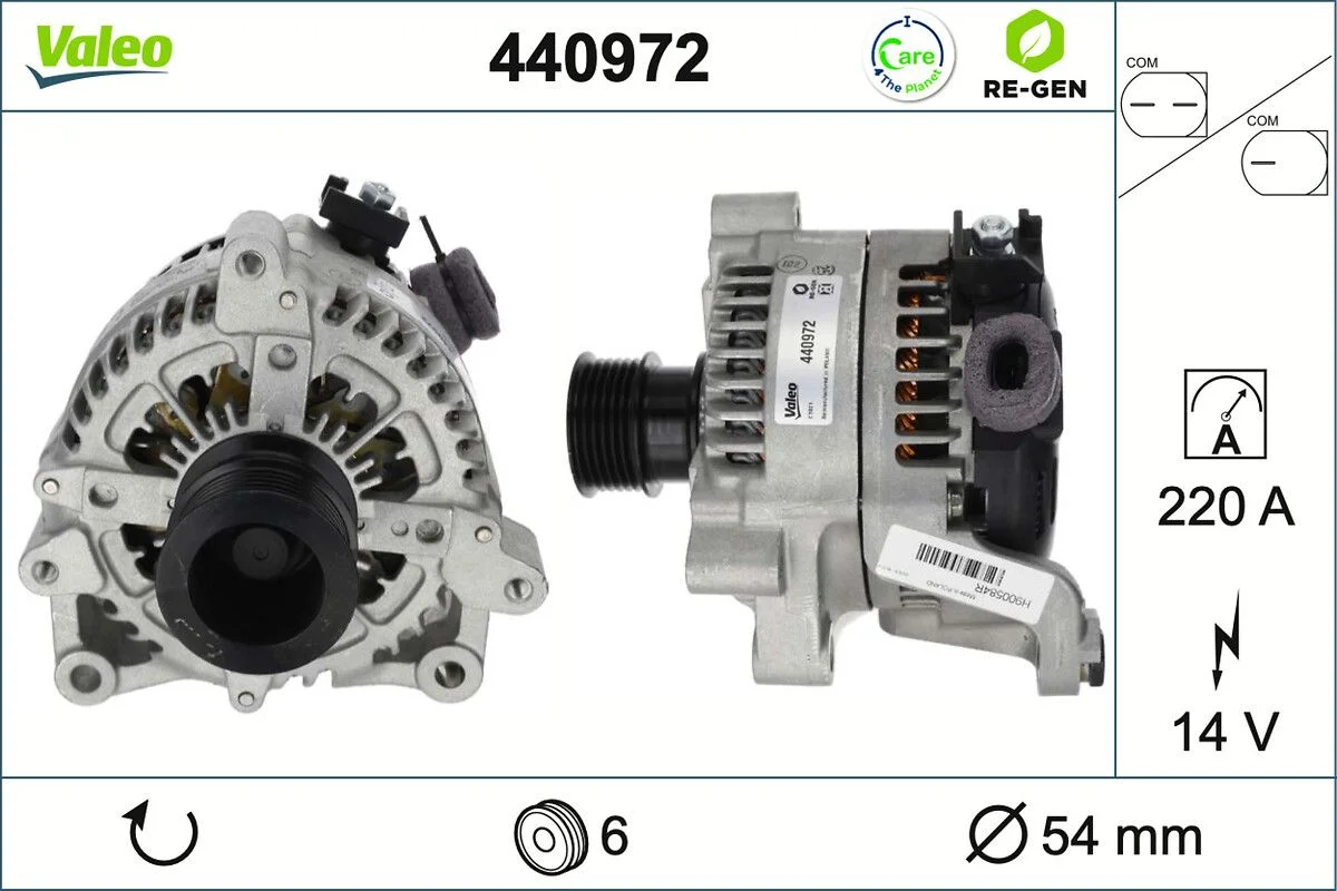 Generator / Alternator VALEO 440972