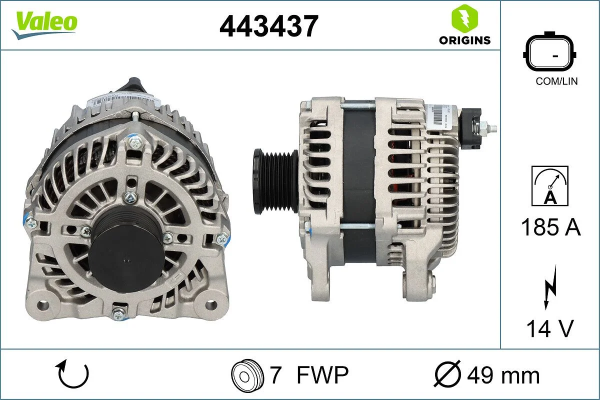 Generator / Alternator VALEO 443437