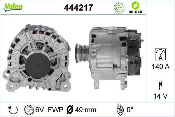 Generator / Alternator VALEO 444217