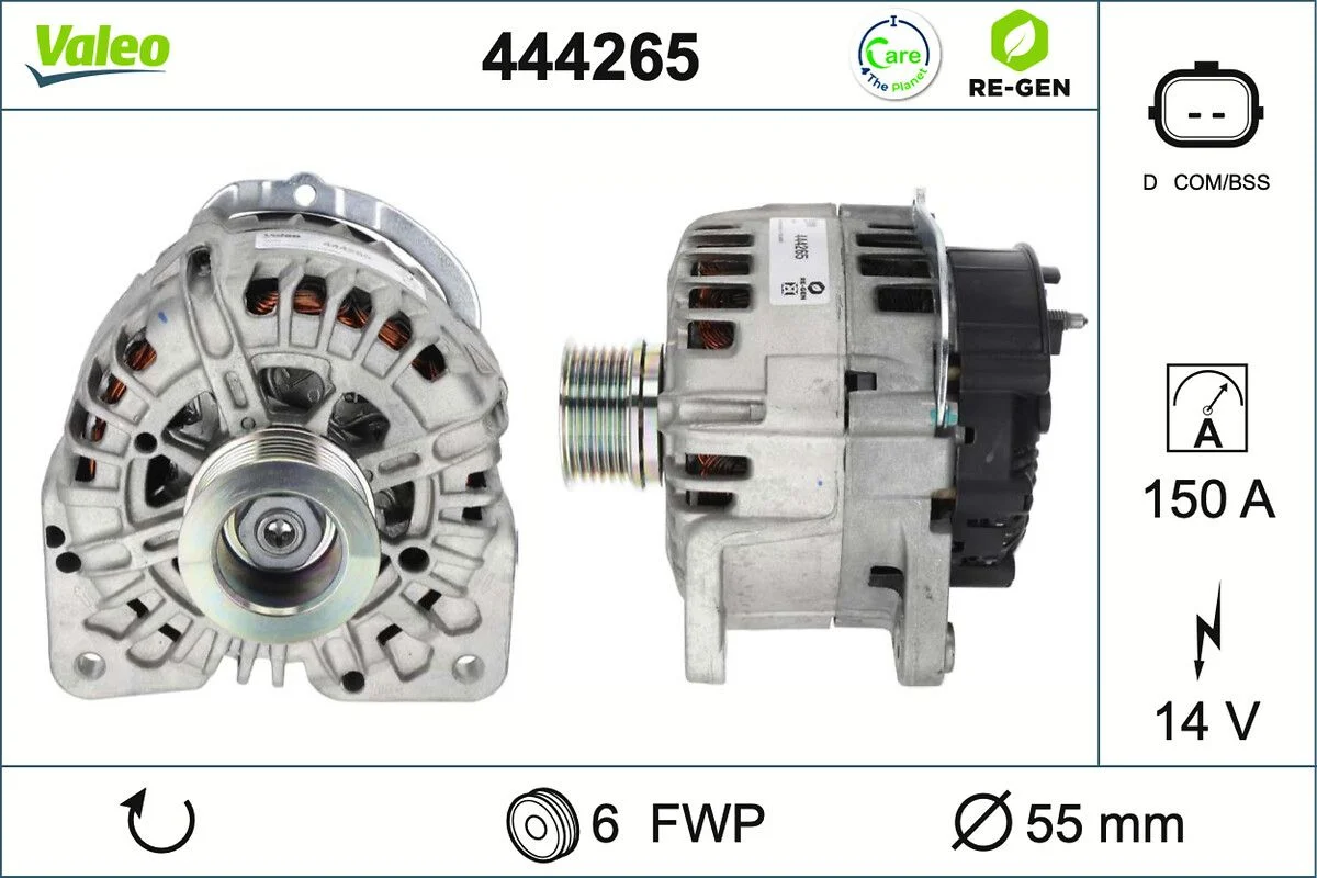 Generator / Alternator VALEO 444265