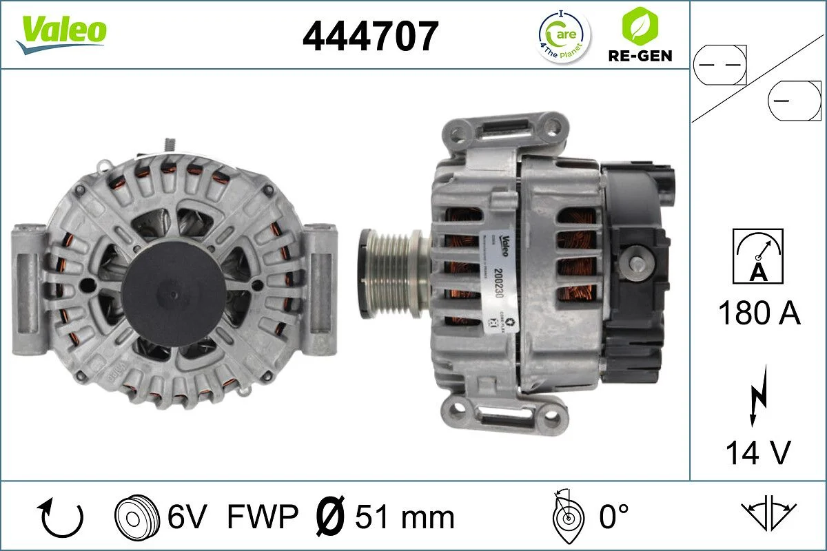 Generator / Alternator VALEO 444707