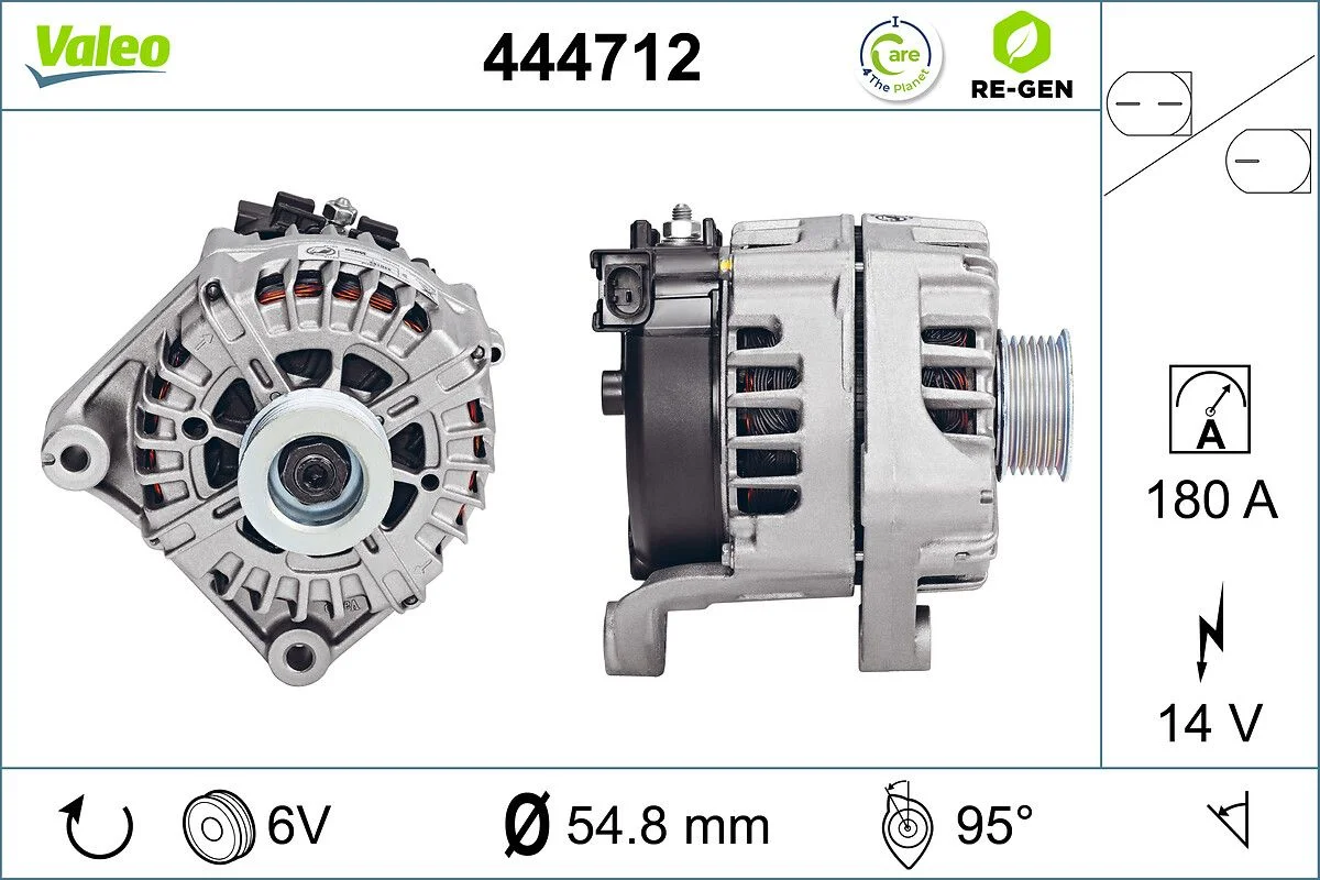 Generator / Alternator VALEO 444712