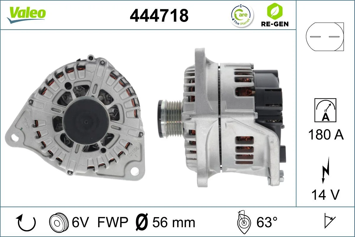 Generator / Alternator VALEO 444718