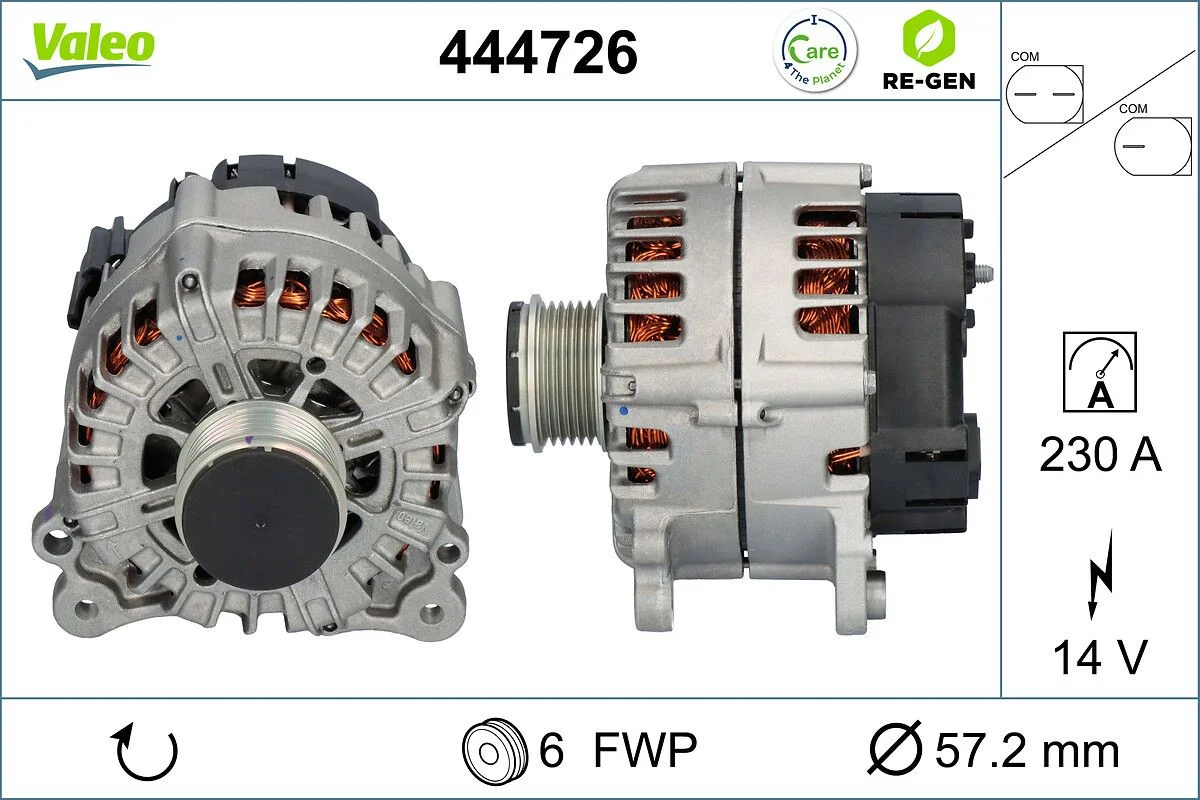 Generator / Alternator VALEO 444726
