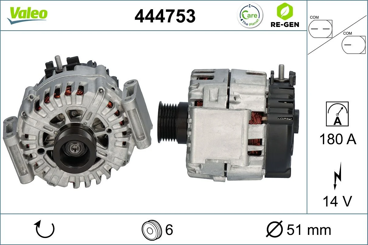 Generator / Alternator VALEO 444753