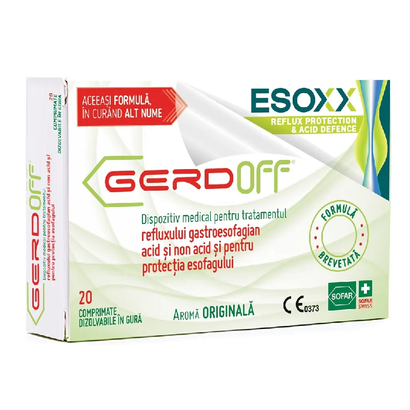 Gerdoff Esoxx, 20 comprimate, Sofar
