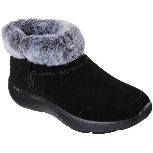 Ghete femei Skechers On-the-go Encore - Snow-cappe 144848-BKGY, 40, Negru