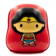 Ghiozdan gradinita Ridaz DC Justice League Wonder Woman, 35cm, 1 compartiment, 3D, rosu, 91105W