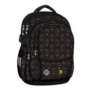 Ghiozdan scolar Majewski ST Right, BP01, Golden Cats, 4 compartimente, 43 x 32 x 21 cm