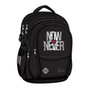 Ghiozdan scolar Majewski ST Right, BP01, Now or Never, 4 compartimente, 43 x 32 x 21 cm